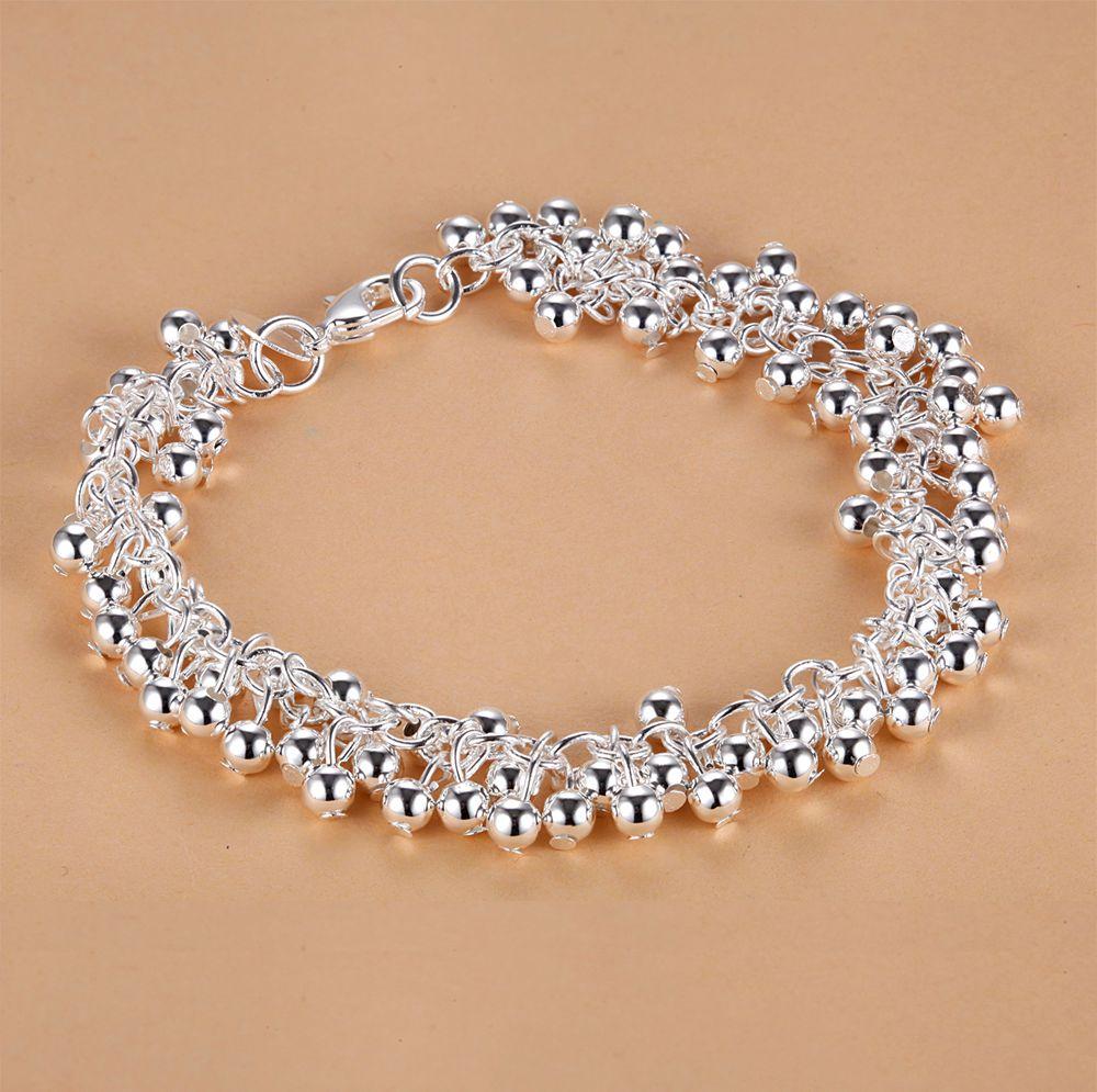 925 Silver Bracelet Heart High Quality Romance Chain For Woman Men Fashion Engagement Party Wedding Jewelry Gift