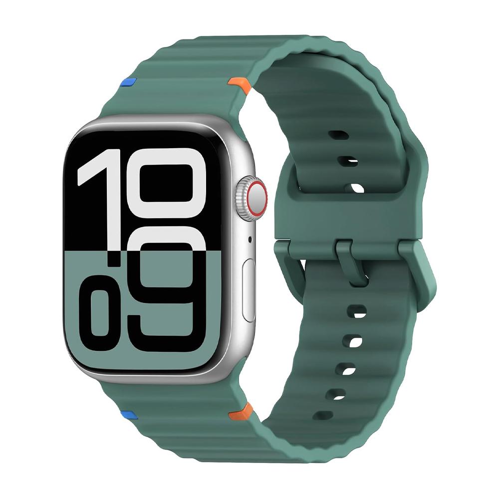Спортивные ремешки для Apple Watch Band 11 10 SE 9 8 7 6 Ultra 3 49 мм 46 мм 44 мм 45 мм 42 мм 40 41 Силиконовый correa Браслет ремешки iWatch