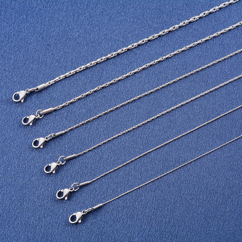 Тонкая цепочка-кабель на шею из нержавеющей стали 316L для женщин и мужчин, медного цвета, чокер, водонепроницаемые ювелирные аксессуары