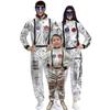 Halloween Couple Wandering the Earth with the Same Space Costume, Uniform Female Astronaut Stage Outfit
