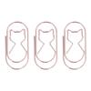 4 Box Cute Cat Paper Clip Fun Shaped Plated   Paper Clamp Book  Clips Wire Book  for File Classification