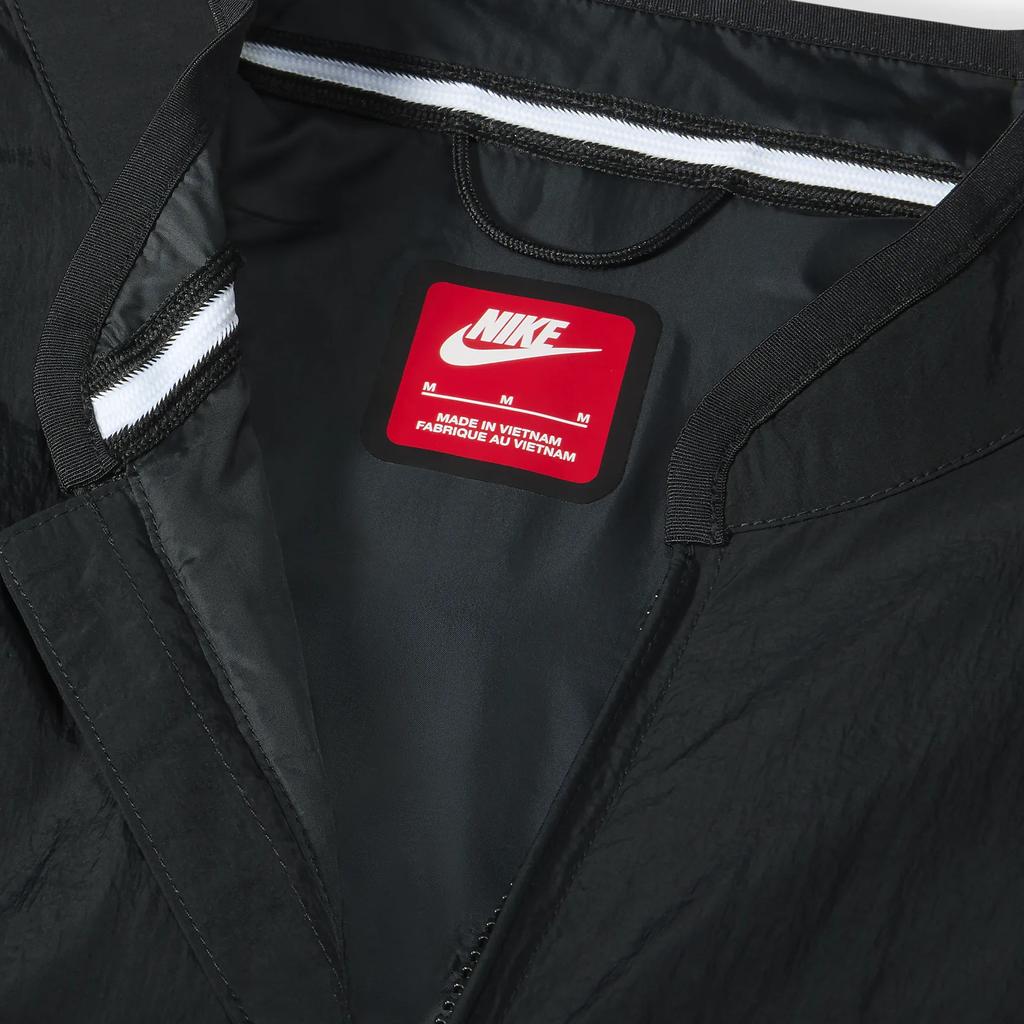 Nike Технологичный жилет без рукавов свободного кроя с воротником-стойкой и молнией Мужские жилеты Черный FZ0748-010