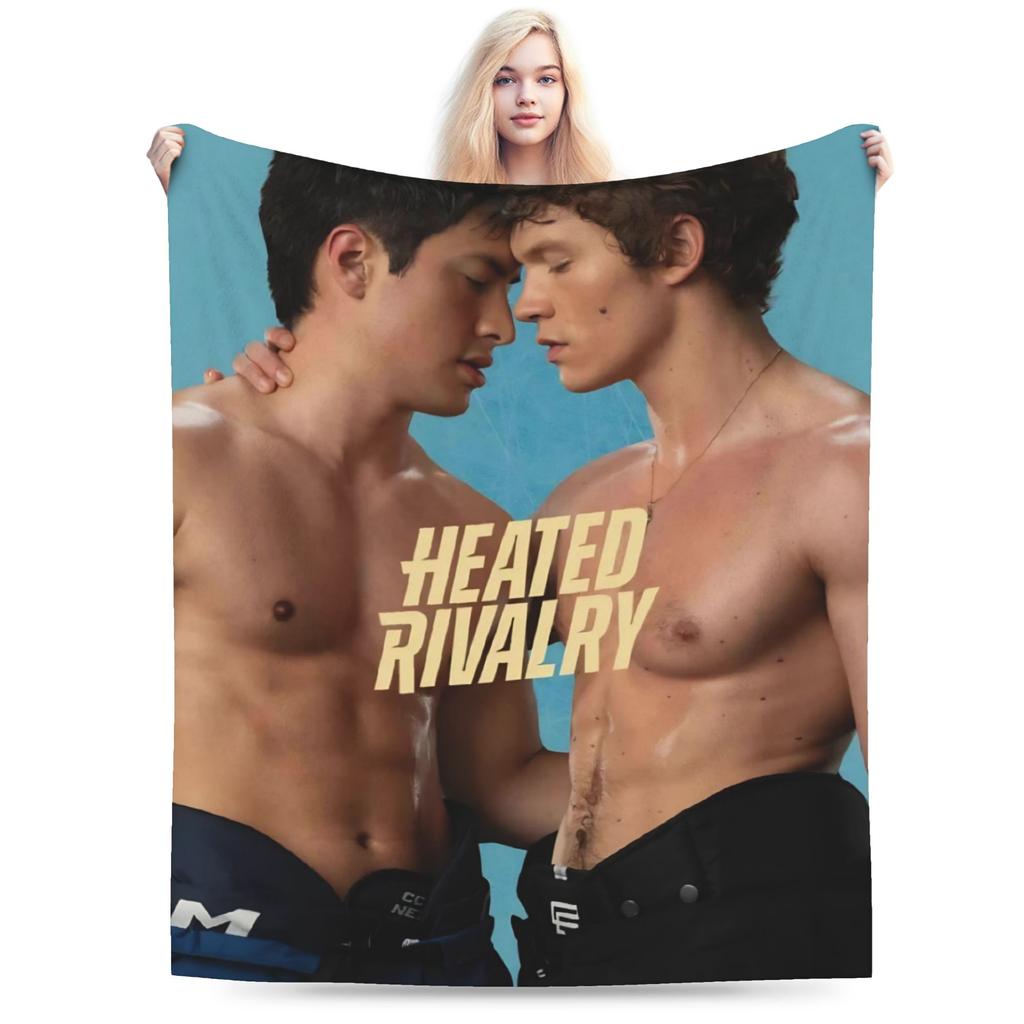 Вязаные одеяла Heated Rivalry Флис Канадский Спорт Романтика Сверхмягкие пледы для спальни дивана покрывало