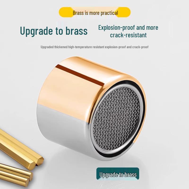 Универсальный комплект насадок-аэраторов для смесителя: Брызговик, Сетчатый фильтр, Совместимость с горячей/холодной водой