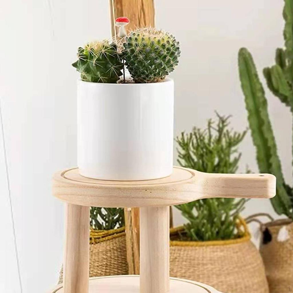 И, деревянная витрина для горшков и стойка для хранения в прихожей