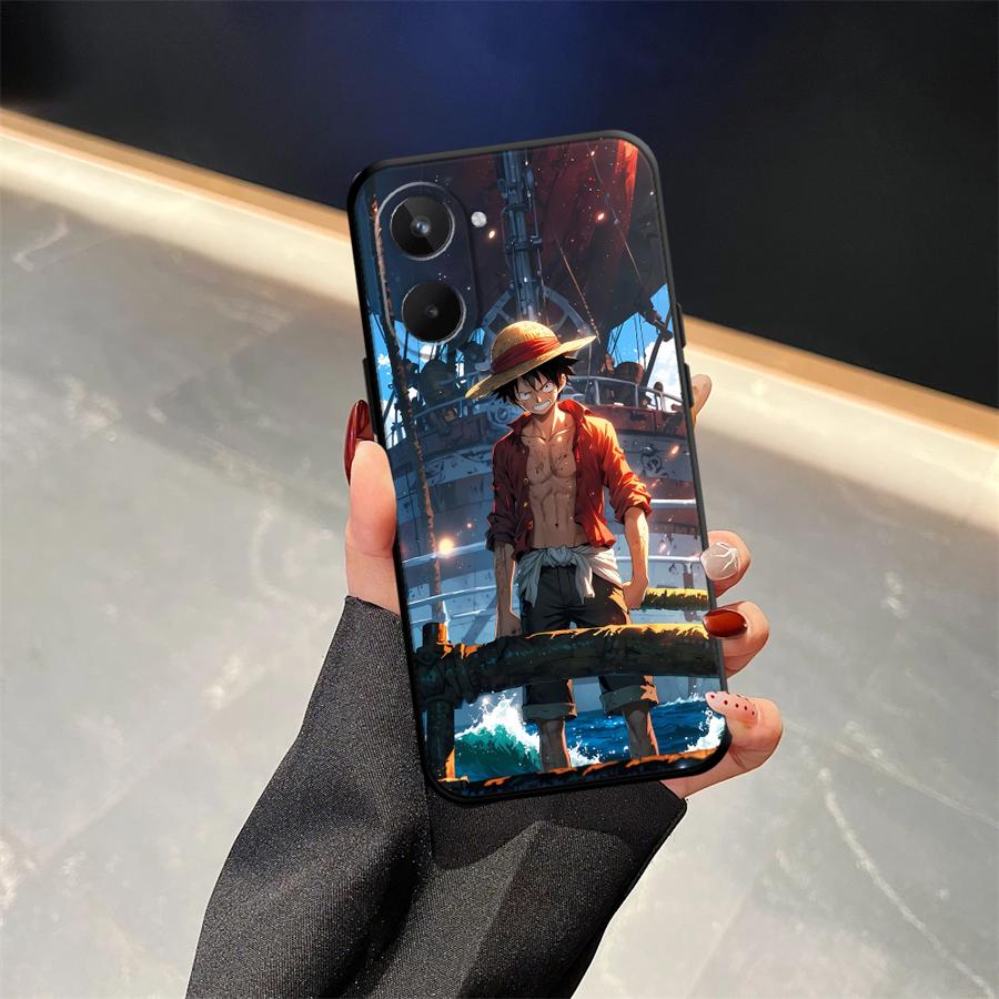 Чехол для телефона для Realme C15 C12 P3 Ultra C21 GT Master Neo2 C25 C33 C35 C53 C55 11 Pro Nazro 50 50i 12 14 One Piece Луффи
