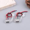 3/6 шт. 2-контактная водонепроницаемая зарядная розетка USB Type-C, разъем-гнездо с ночным светом, DIY-порт для зарядки 3A 5V