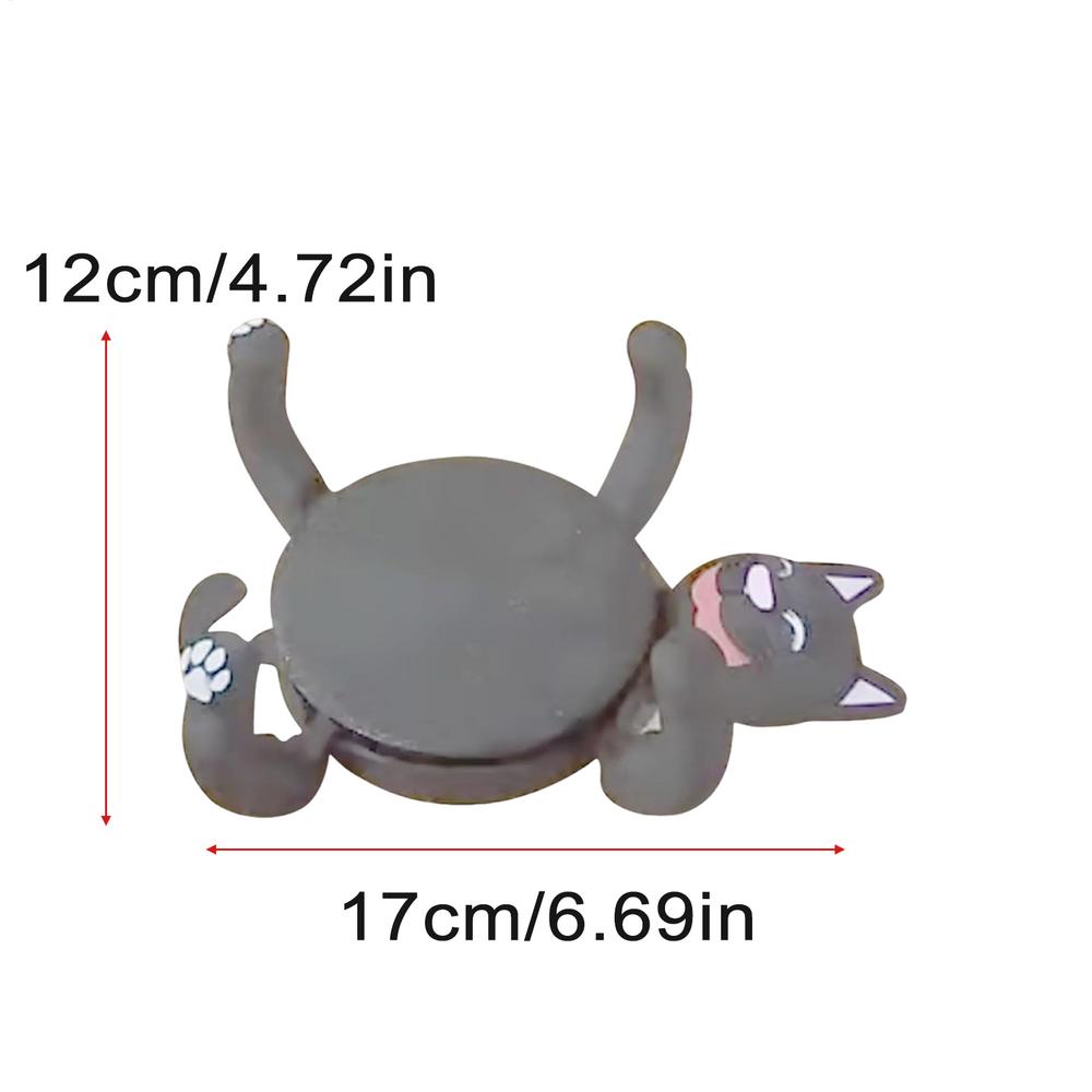 Cat Coasters Funny Cup Coasters 3D Printed Toys Desk Decor Non-Slip Cup Holder Home Decorations Party Favors for Cat Lovers