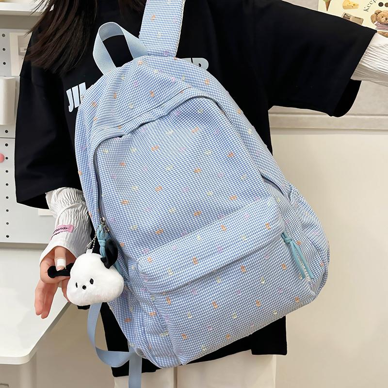 Женский рюкзак большой вместимости, школьная сумка для школьников, простой рюкзак с принтом