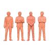 4 Miniature Figures Businessman Model Resin Dollhouse Suit Figure Decoration for Architectural