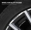 4 шт. Алюминиевые наклейки для стайлинга значков автомобиля, декоративные наклейки на колпаки ступиц для BMW M Performance E36 E60 E90 X2 X1 X3 X5 E46 E39 E70 M3 M5 M6