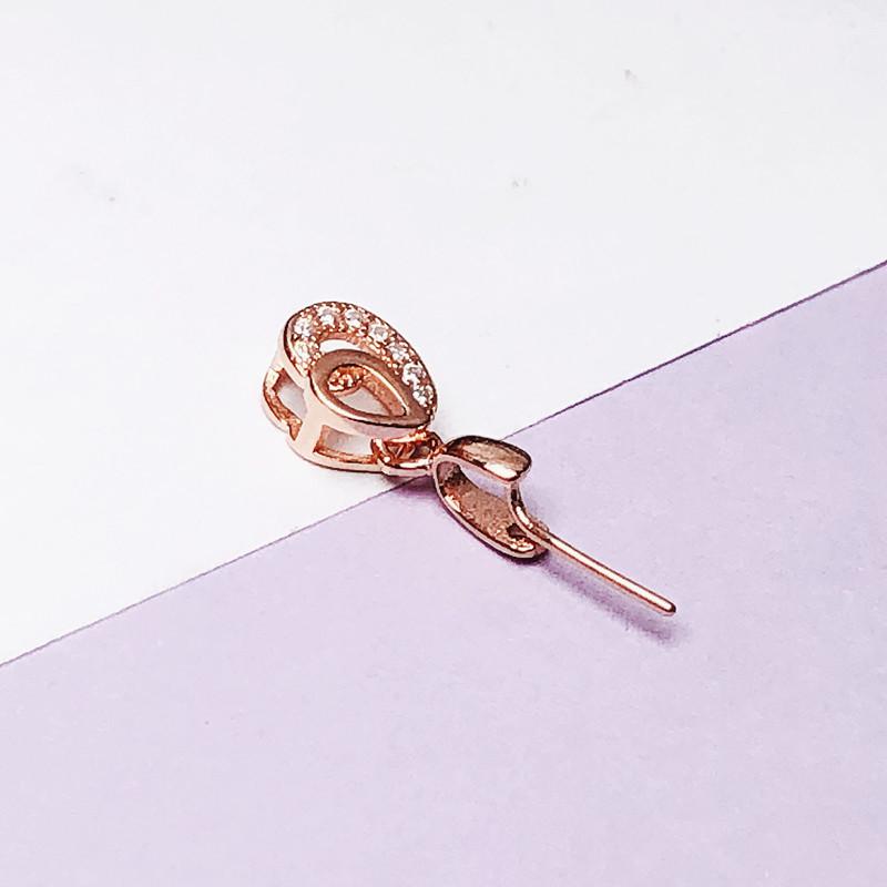 Пряжка из стерлингового серебра S925 для ожерелья Jade Buddha/Guanyin Pixiu