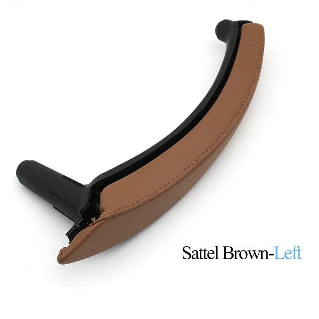 Модернизированная ручка открывания левой и правой пассажирской двери автомобиля с кожаной накладкой, замена для BMW X5 X6 E70 E71 E72 2007-2013