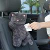 Плюшевые Держатели-Коробки для Салфеток в Автомобиль, Милые Кошачьи Аксессуары, Подвесная Сумка-Коробка для Салфеток на Заднее Сиденье Автомобиля, Авто Игрушки, Декор Салона