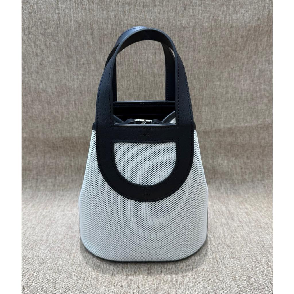 2026 Новая Модная Канва с Быстрой Первосортной Коровьей Кожей Свиной Нос Сумка-Ведро Прочная Корзина для Овощей Сумка