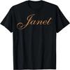 Винтажная ретро футболка Janet