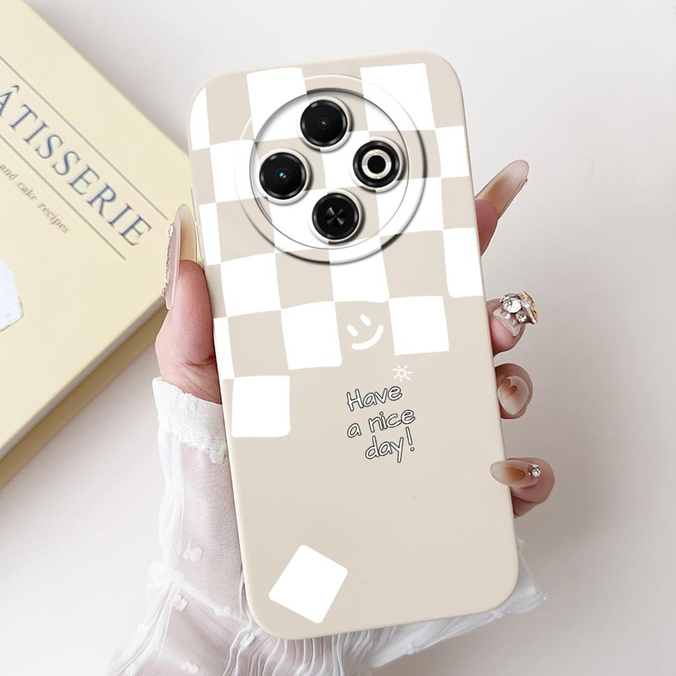 Spark30C Cover For Tecno Spark 30C 2024 Case Cute Cartoon Girl Cover Soft Silicone Phone Case For Spark 30 C Spark30 Full Bumper