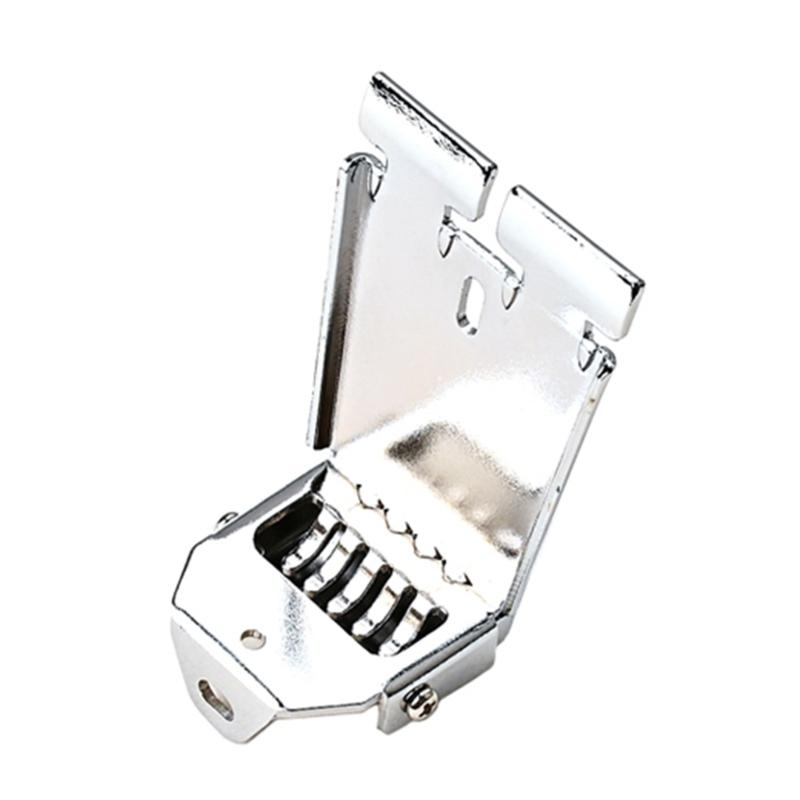 Прочный цинковый сплав Банджо-бридж Струнодержатель Хромированный Банджо-струнодержатель