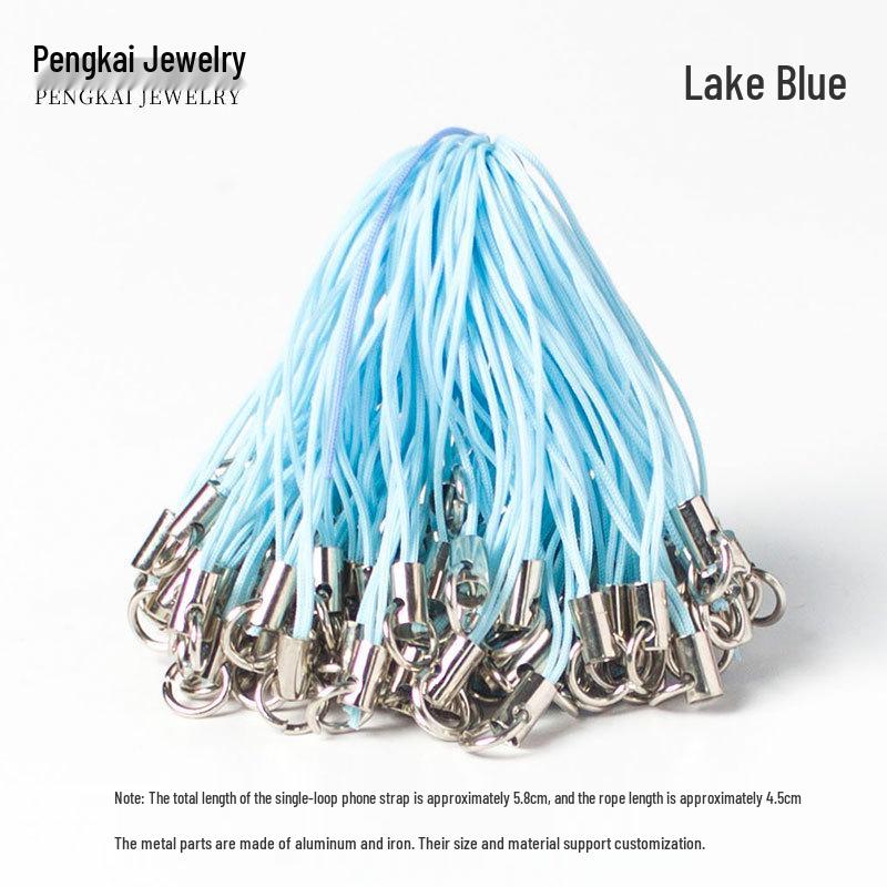 Красочный шнурок для украшений своими руками: Металлическая трубка Однопетлевой телефонный шнур с кольцевой пряжкой