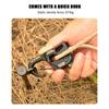 Aluminum Alloy Tent Rope Buckle 5m Rope Wind Rope Hanger Quickdraw Tent Accessories  Outdoor Tool
