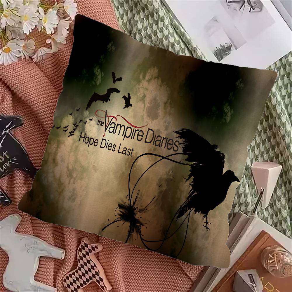 Classic The Vampire Diaries Personalized Pillow Dust Cover Bedroom Kids Party Decoration Pillowcase Birthday Children Gift
