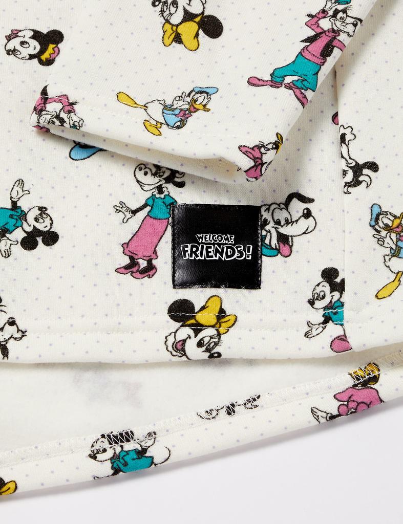 Пижамный комплект для девочек, махровый, с длинным рукавом, домашняя одежда 15110800300130 130 [Disney] Т-костюм