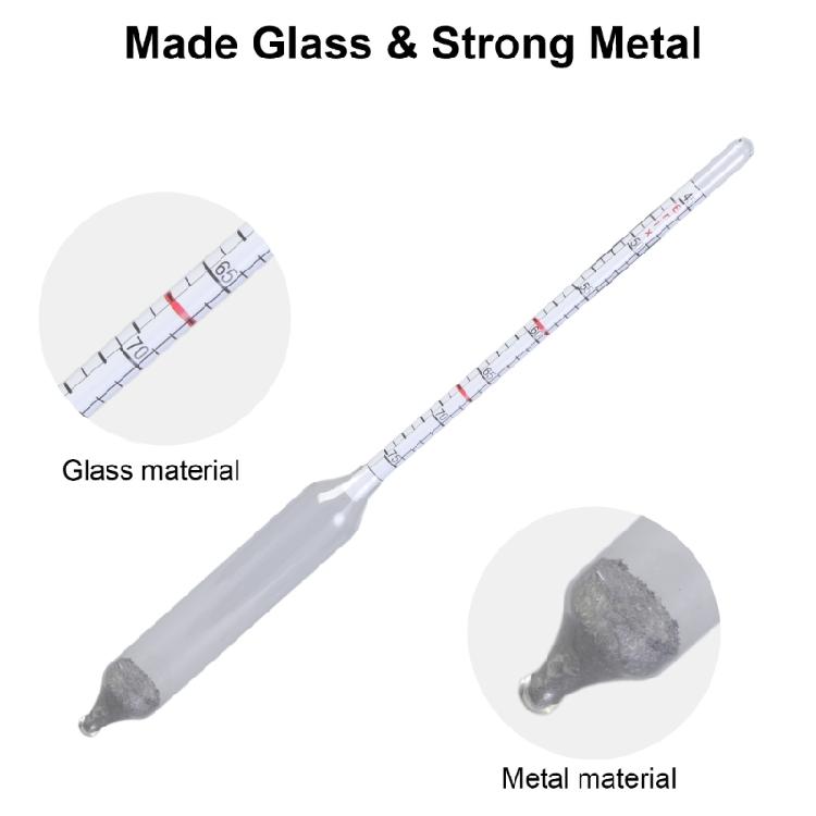 Ареометр для кленового сиропа - Измерение содержания сахара и влаги (Плотность) вареного