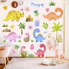 Креативные наклейки на стену с изображением динозавра, детский сад, детская комната, украшение на стену, гостиная, фоновая наклейка