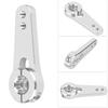 Aluminum Alloy RC Steering Servo Half Arm Horn 44mm 15T for HSP 1/5 Truck (Silver)