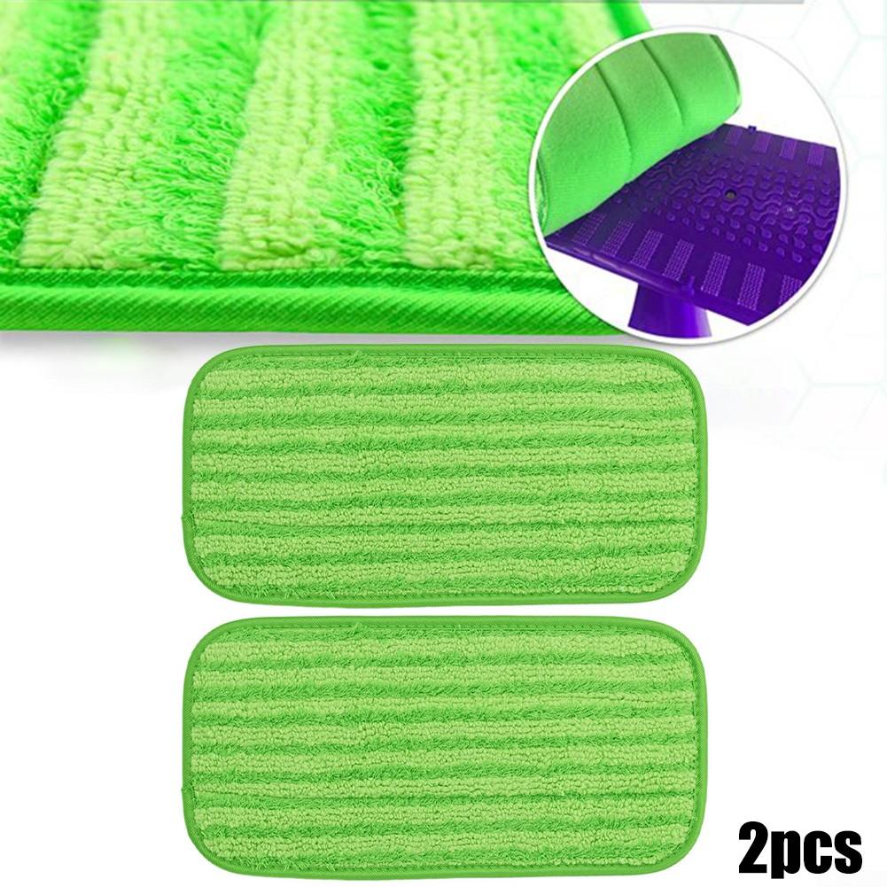 Mop Pads Mop Refills Office Reusable 12 Inch 2 Pcs