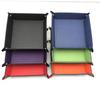 Foldable Storage Box PU Leather Square Tray for Dice Table Games Key  Desktop   Wallet Coin   S Decor