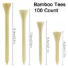 Stronger 4 Size Swing Practice 100Pcs Golf Accessories Golf Training Bamboo Tee Golf Tees