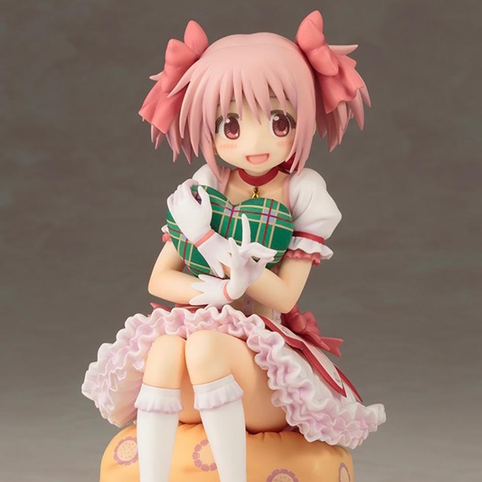 14 см Puella Magi Madoka Magica Аниме Фигурка М адока Фигурка Действия Волшебная Девочка Модель Украшение Статуэтка Куклы Игрушки Рождественский Подарок