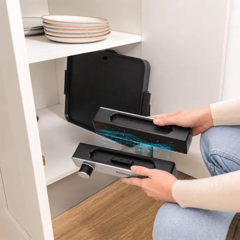 Schneider - Scpl1800mag - Plancha électrique - 1800 W - Plaque Amovible - 1200 Cm²