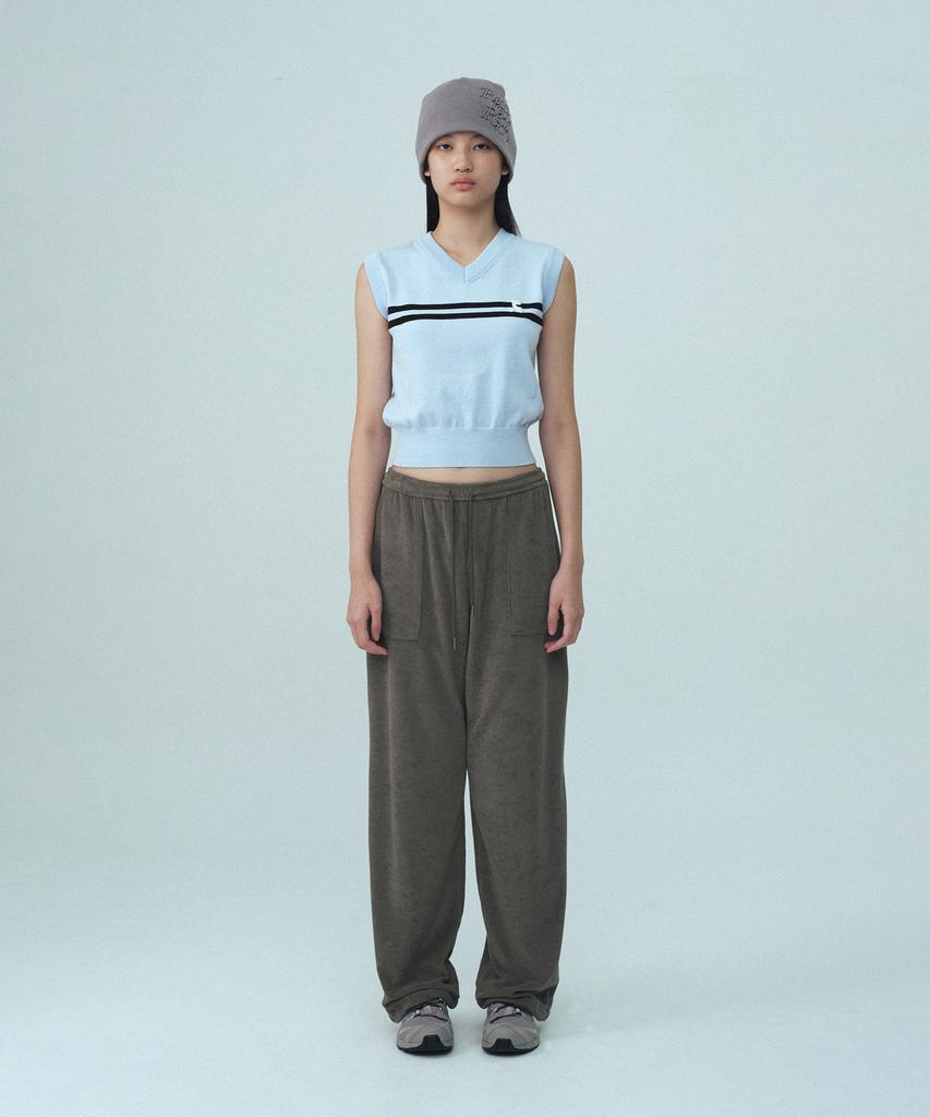 Спортивные брюки REST&RECREATION из махровой ткани - Хаки