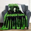 1 шт. Плед Green Day для улицы, легкий, фланелевый, мягкий и теплый, для использования в любое время года, для дивана, улицы, кемпинга, гостиной, офиса, стула