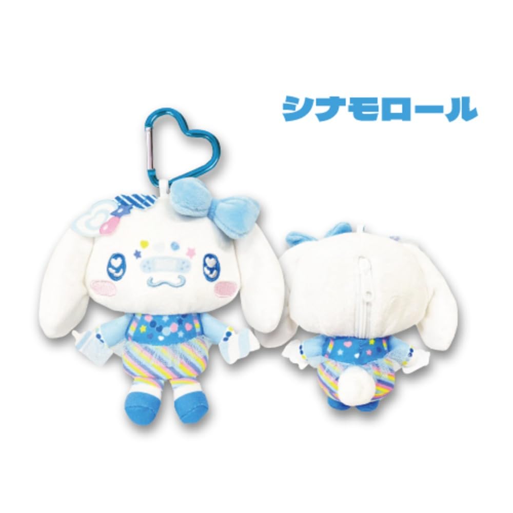 Круглая косметичка Hatayama Shoji с маскотом Sanrio Decora Cinnamoroll Прибл.. В15 x Ш10см 63203111