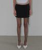 Ordinary Holiday Lace Up Mini Skirt [Black]