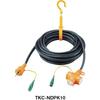 TRUSCO (TRUSCO) 10m Extension Cord with Grounding Plug and Unpluggable Socket (TKC-NDPK10)