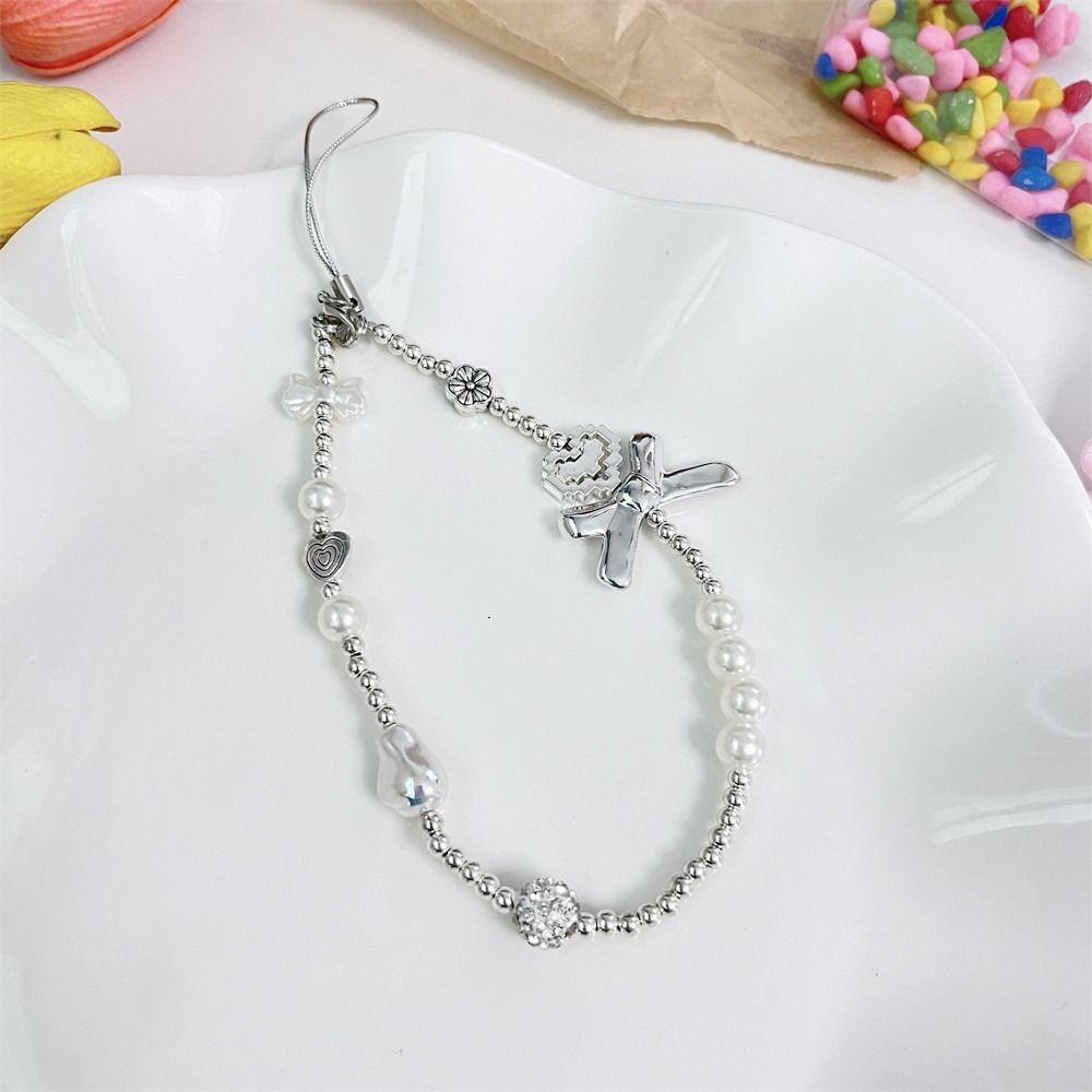 Resin Heart Mobile Phone Chain Anti-lost Y2K Mobile Phone Charms  Christmas Gifts