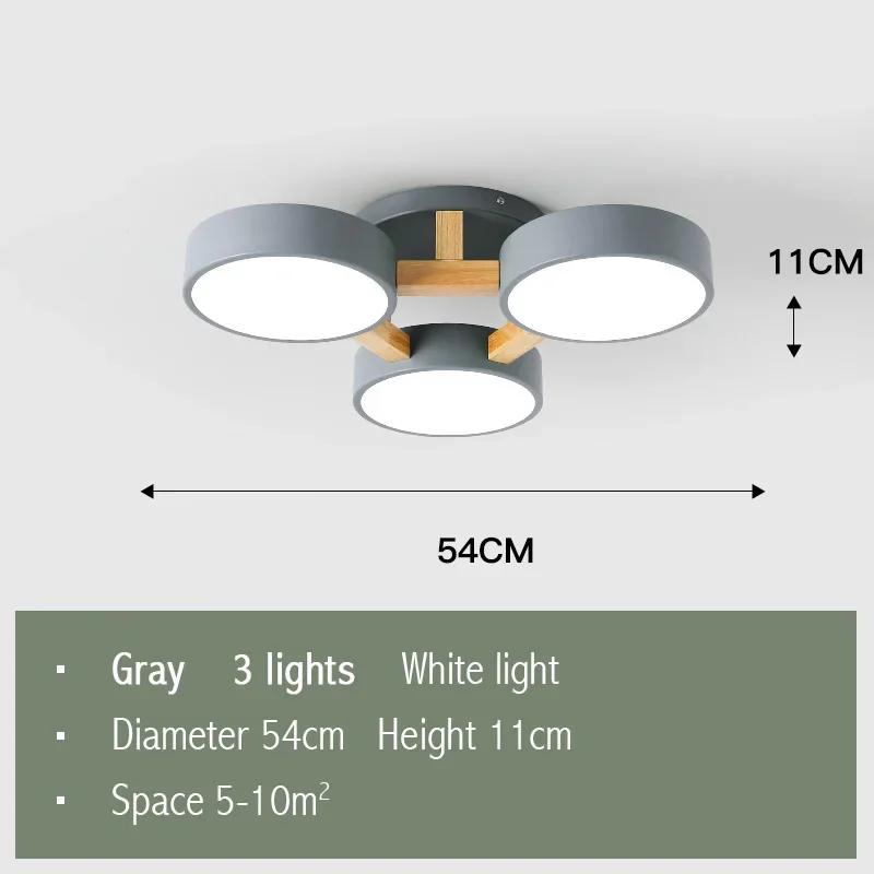 Потолочные светильники из скандинавского дерева, светодиодные, для помещений, цветные, декоративная люстра Macaron, креативный потолочный светильник для гостиной, спальни, кабинета, кафе