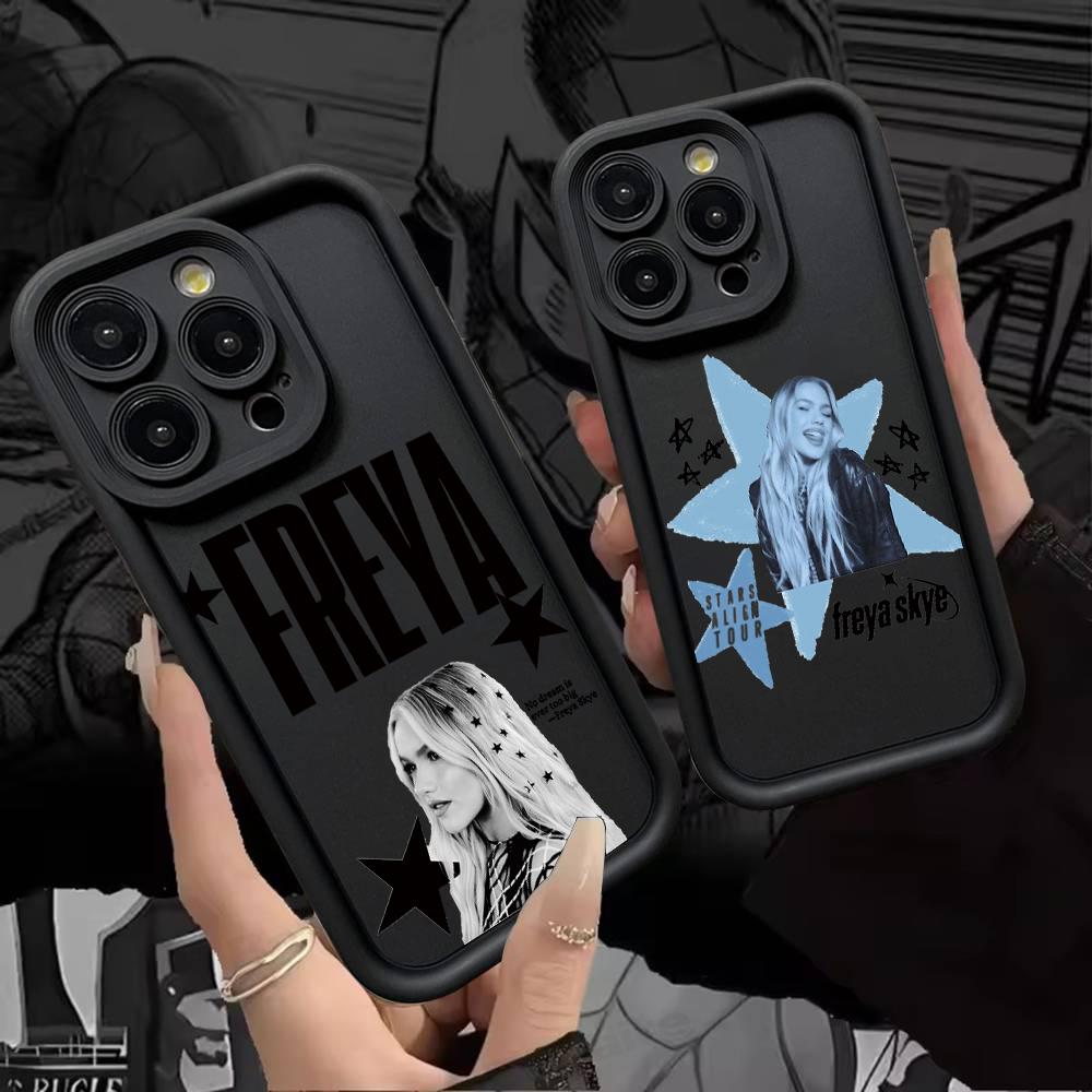 Singer Freyas Skyes Phone Case for iPhone 17e 17 16e 15 14 13 12 11 Air Pro Max Mini XR XS X 7 8 6 6s Plus Soft TPU Back Cover