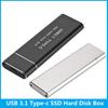 USB 3.1 To M.2 NGFF SSD Mobile Hard Disk Box Type C Adapter Card External Enclosure Case for M2 SATA SSD 2230/2242/2260/2280
