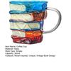 3D Painted Coffee Cup 350ml Novelty Glass Tea Mug Funny Book Worm Tumbler Unique Readers Writers Librarian Gifts