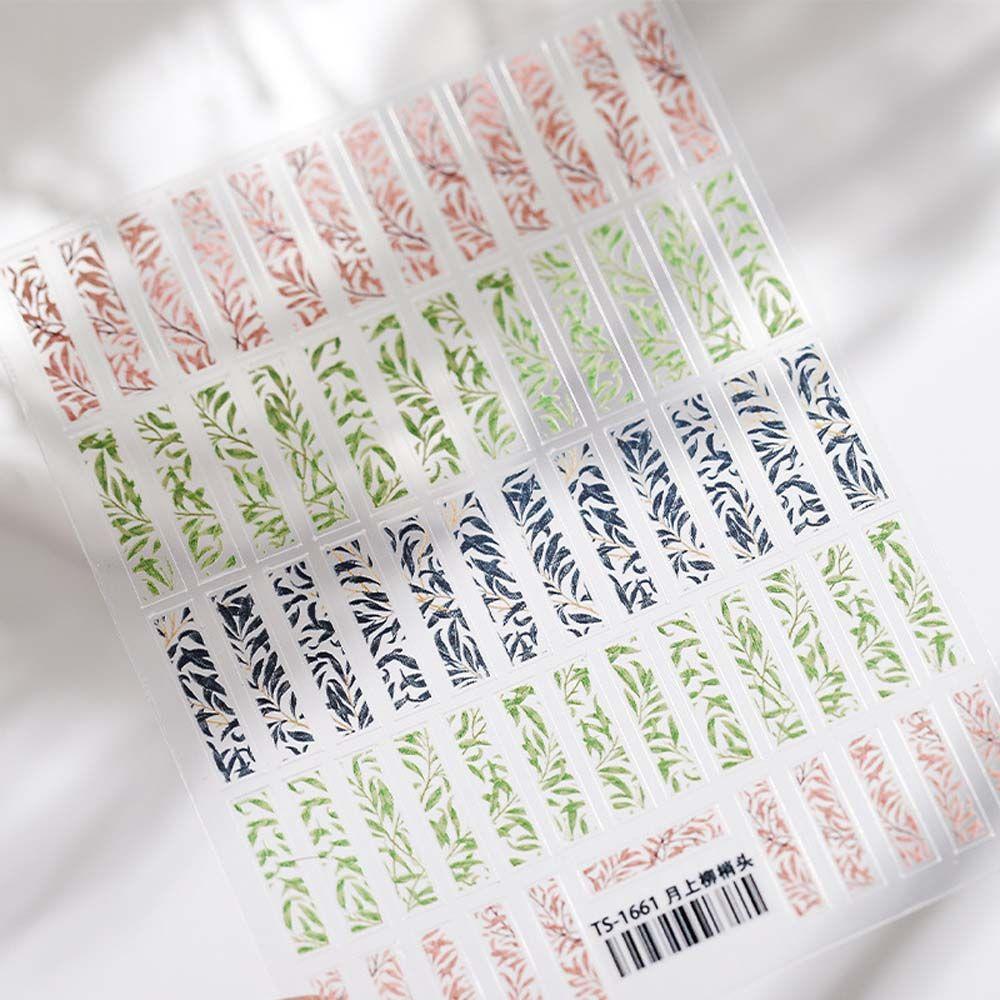 Accessories Chinese Nail Stickers Antiquity Nail Decals Nail Art Decorations Flowers Nail Stickers