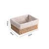 Woven Storage Basket, Desktop Coffee Table Storage Box, Snack And Cosmetic Storage Basket, Rattan Woven Storage Box.