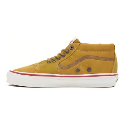 Nigel Cabourn x Sk8-Mid LX Винтажная замша Унисекс Кроссовки Коричневые Винтажная замша-Коричневый VN0A4BVCTAN