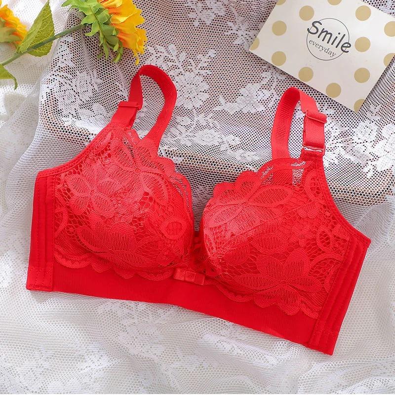 Midnite StarThickened Extra Thick 12cm Small Chest Flat Breast Gathered Bra No Steel Ring Extra Thick 8cm Bra Closed Breast Sexy