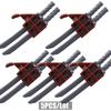 Medieval Military Weapons Building Blocks  Sword Warrior Figures Accessories Armors Knives Bow Arrow Bricks Toys Boys Gift