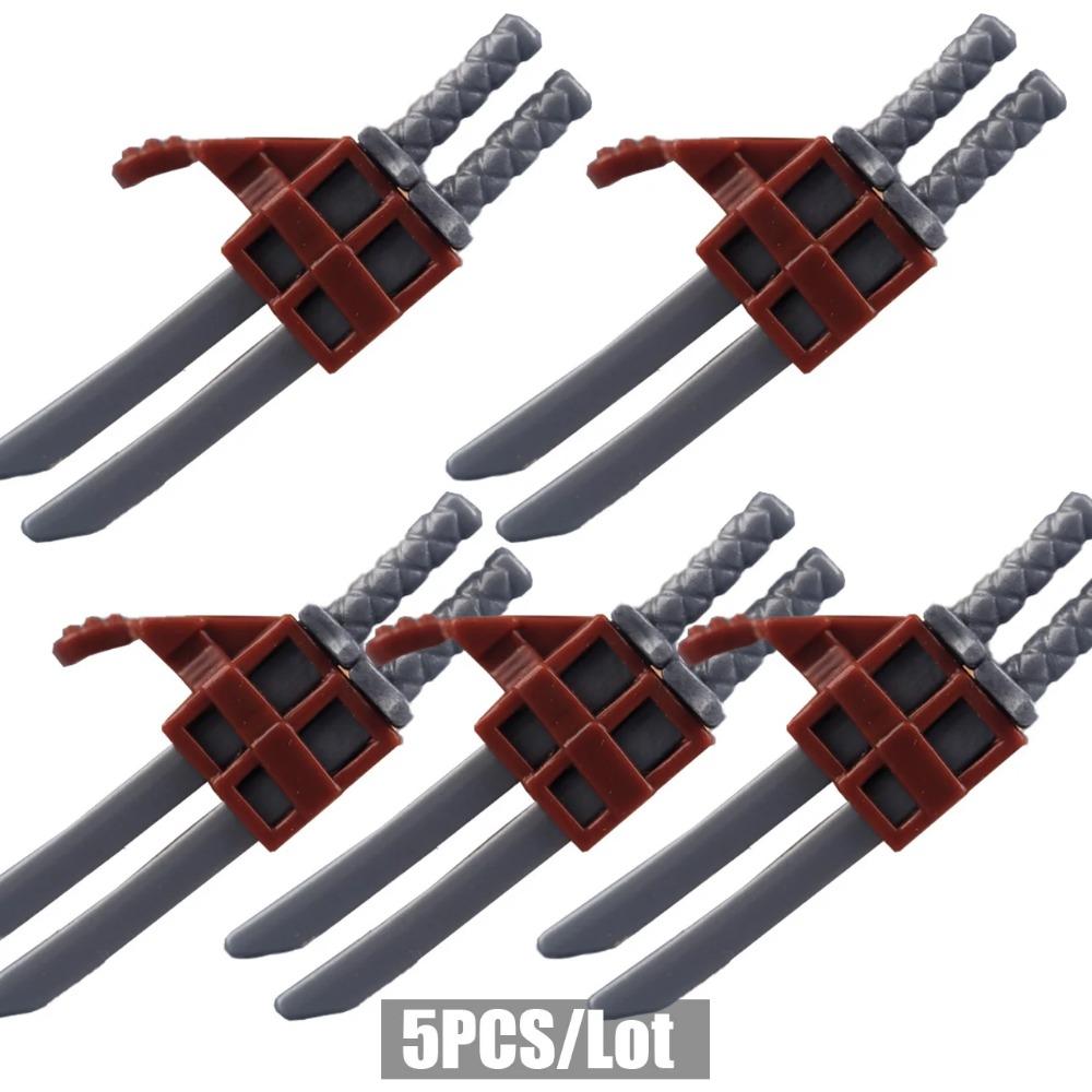 Medieval Military Weapons Building Blocks Sword Warrior Figures Accessories Armors Knives Bow Arrow Bricks Toys Boys Gift